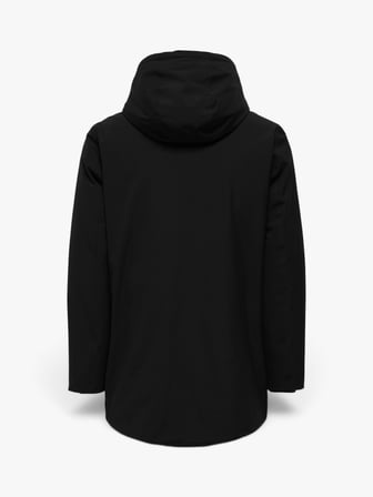 ONSENRICO WATERPROOF STRETCH PARKA NOOS Erkek Siyah Mont - 22037057