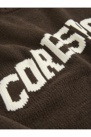 Jack Jones Crest Loose Fit Erkek Kazak 12287251