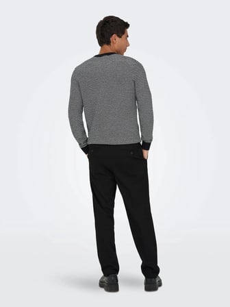 Only & Sons Erkek Chino Siyah Pantolon - 22035160