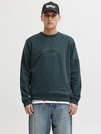 Jack Jones Bleecker Brandıbg Relax Fit Erkek Sweat 12286775