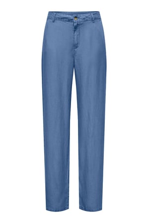 Only Kadın Onlcharıs Normal Bel Bol Paça Pantolon 15363963 Orta Mavi