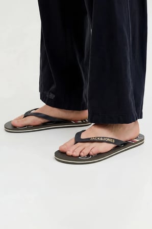 Jack & Jones Erkek Jfwpalm Parmak Arası Terlik 12230643 Oliv