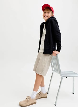 Jack & Jones Taş Erkek Çocuk Denim Şort 12291035