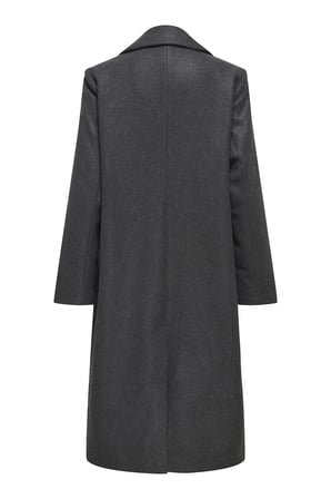 Dark Grey Melange Kadın / Kız ONLLISA LIFE OVERSIZE COAT OTW Model Kodu: 15367129Dark Grey