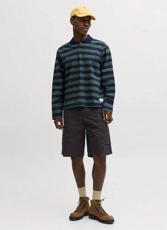 Jack & Jones Kahverengi Erkek Kargo Şort 12292263 JPSTCOLE MATTY CARGO SHORT