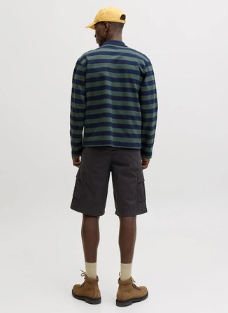 Jack & Jones Kahverengi Erkek Kargo Şort 12292263 JPSTCOLE MATTY CARGO SHORT