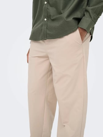Only & Sons Onssinus Tapered Loose Flex 0367 Pants Erkek Pantolon Gri (22037322)