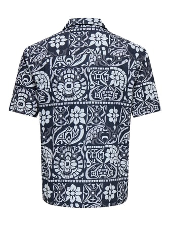 Only & Sons Onswhite Resort Reg SS Shirt Erkek Gömlek Mavi (22037244)
