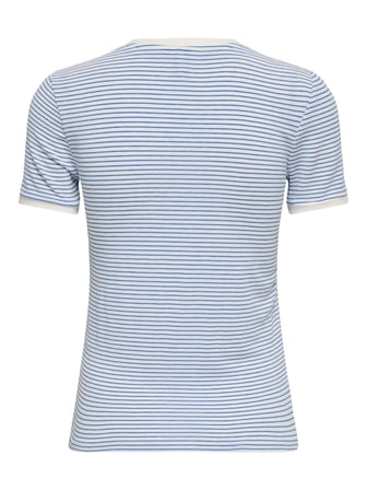 Only Onltine S/S V-Neck Reg Top Jrs Kadın T-shirt 15368366