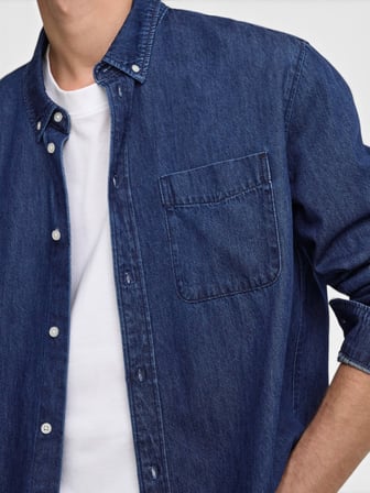 ONSORSON REGULAR YFM DNM SHIRT NOOS Erkek Mavi  - 22036600