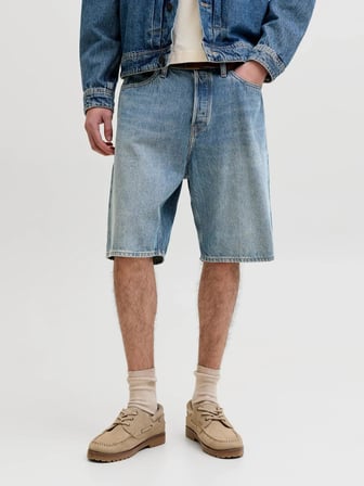 Jack Jones Alex Classıc Baggy Fit Erkek Jean Şort 12269532