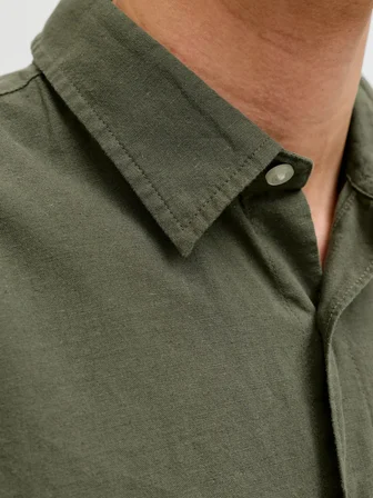 Jack&Jones Jjebreeze Keten Karışımlı Erkek Gömlek 12288595