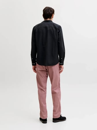 Jack & Jones Erkek Uzun Kollu Siyah Gömlek - 12288595