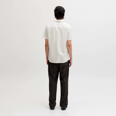 Jack Jones Kısa Kol Gömlek Breeze Linen Blend