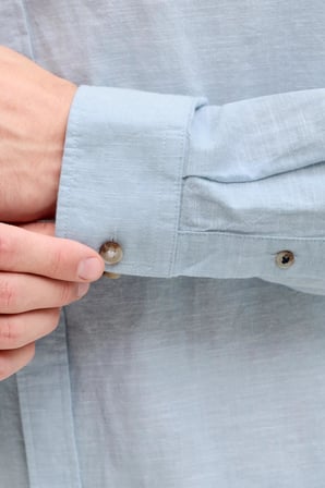 Jack & Jones JJESUMMER Linen Blend Erkek Keten Karışımlı Uzun Kollu Gömlek Yazlık 