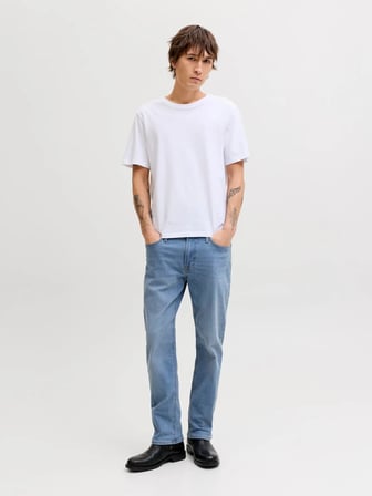 Jack Jones Clark Basıc Regular Fit Erkek Jean Pantolon 12293552