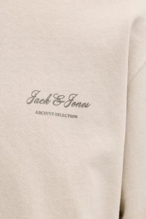Jack & Jones JJEARCHIVE Graphic Erkek Baskılı Bisiklet Yaka Sweatshirt Günlük Rahat 