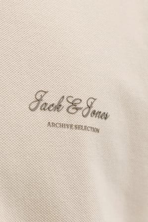 Jack & Jones Essentials Jjearchive Logolu Pamuklu Polo Yaka T Shirt Erkek POLO YAKA T SHİRT 12288877 TAŞ