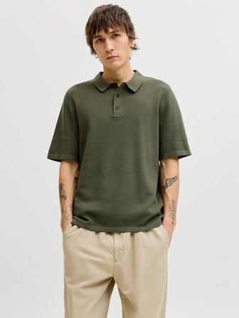 Jack Jones George Regular Fit Polo Yaka Triko Erkek Tişört 12268281