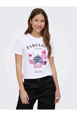 Only Kıta Regular Fit Kadın Tişört 15368885
