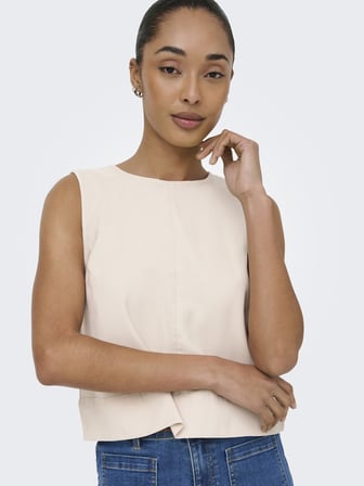 ONLDORSI ARIS SL LOOSE TOP WVN CC Kadın Gri Bluz - 15364286