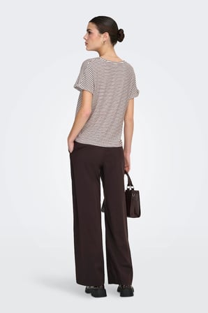 JDY JDYSISSY Kadın Basic T-Shirt Kısa Kollu O-Neck T-Shirt 