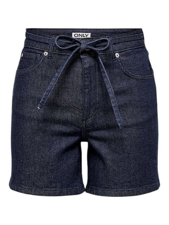 ONLGIANNA MW BELTED SHORTS AZG DNM NOOS Kadın Mavi Şort - 15340706