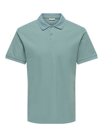 ONSBEN REG SS POLO SHIRT NOOS Erkek Gri T-Shirt - 22035825