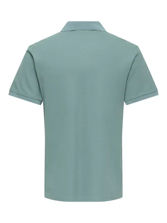 ONSBEN REG SS POLO SHIRT NOOS Erkek Gri T-Shirt - 22035825