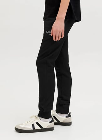 Jack & Jones Lastikli Paça Siyah Erkek Çocuk Eşofman Altı 12289231