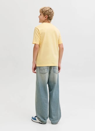 Jack & Jones Sarı Erkek Çocuk Baskılı T-Shirt 12279577