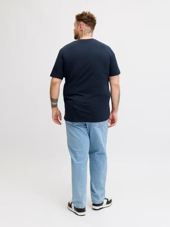 Jack Jones Logo Büyük Beden Erkek Tişört 12289691