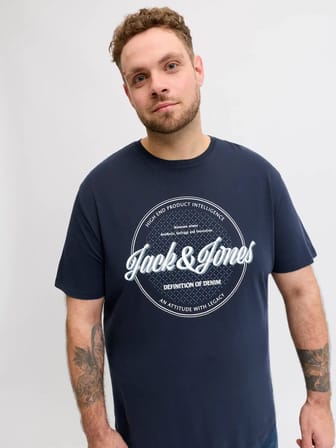 Jack Jones Dover Erkek Büyük Beden Tişört 12294516