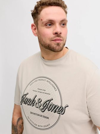 Jack Jones Dover Erkek Büyük Beden Tişört 12294516