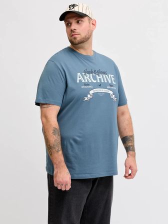 Jack Jones Dover Erkek Büyük Beden Tişört 12294516