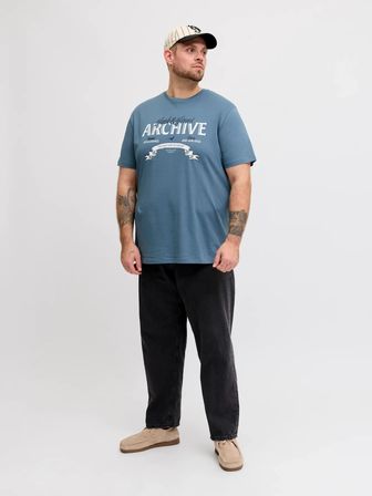 Jack Jones Dover Erkek Büyük Beden Tişört 12294516
