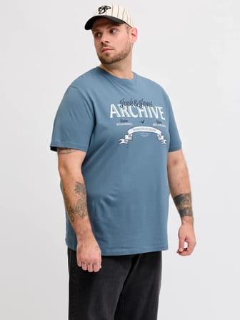 Jack Jones Dover Erkek Büyük Beden Tişört 12294516