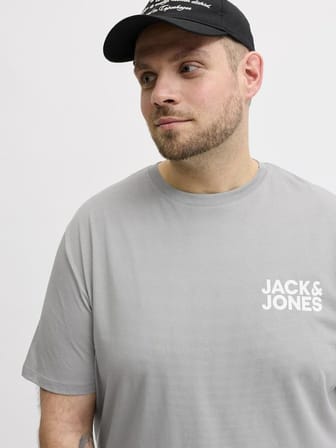Jack Jones Corp Logo Plus Erkek Tişört 12158505