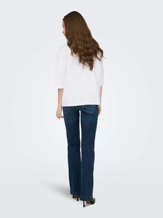 Only Lara Regular Fit Kadın Tişört 15370997