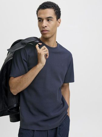 Jack Jones Blaleo Structure Regular Fit Erkek Tişört 12294823