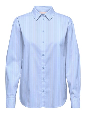ONLBERSA LS SLIT DETAIL SHIRT  WVN CC Kadın Mavi Gömlek - 15364453