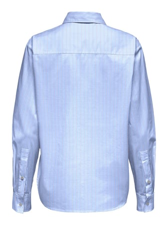 ONLBERSA LS SLIT DETAIL SHIRT  WVN CC Kadın Mavi Gömlek - 15364453