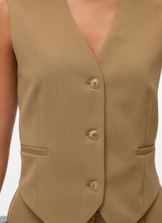 Vero Moda Kehribar Kadın Yelek VMTENA SL WAISTCOAT