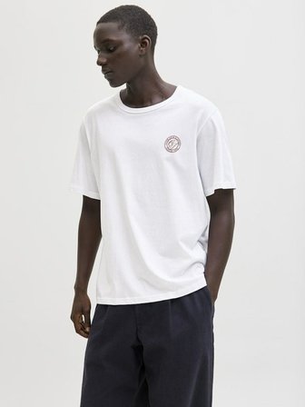Jack Jones Allıan Relax Fit Bisiklet Yaka Erkek Tişört 12288107