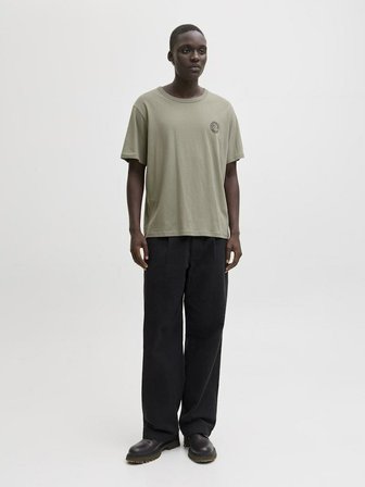 Jack Jones Allıan Relax Fit Bisiklet Yaka Erkek Tişört 12288107