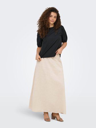 ONLTIZANA LONG SKIRT WVN NOOS Kadın Gri Etek - 15372613