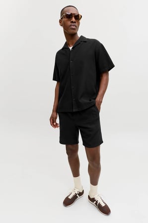 Jack & Jones JPSTJAIDEN Waffle Dokulu Erkek Şort 