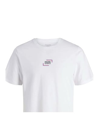 Jack & Jones Beyaz Erkek Çocuk Baskılı T-Shirt 12297506