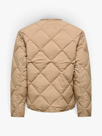 ONLHARRIET QUILTED JACKET CC OTW Kadın Kahverengi Ceket - 5010242