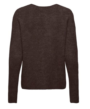 ONLY KADIN ONLCAMILLA V-NECK L/S KAHVERENGİ KAZAK - 15204588